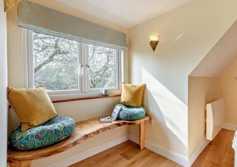 The bedroom at Little Merryfield, Guineaford