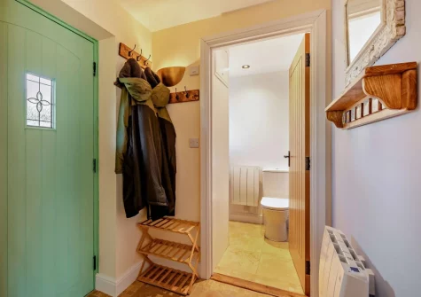 The entance area at Little Merryfield, Guineaford