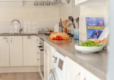 The kitchen at Little New Street, Padstow