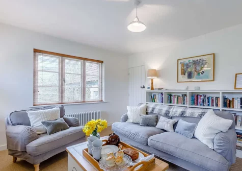 The living room at Little Oak Cottage, East Anstey