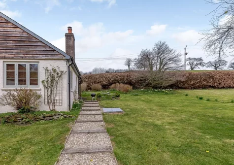 The garden at Little Oak Cottage, East Anstey