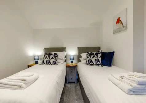 Bedroom #2 at Little Owl Cottage, Langridge