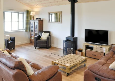 The living area at Little Owl, Winnard's Perch