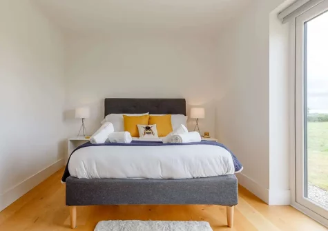 Bedroom #1 at Little Owls Barn, Tideford Cross