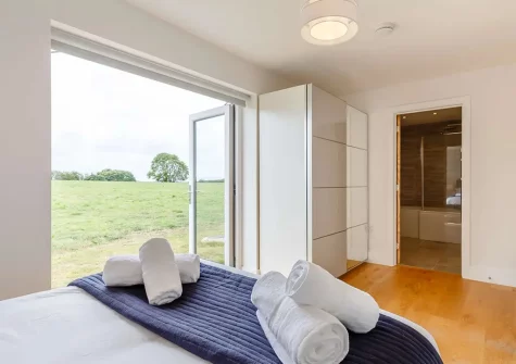 Bedroom #1 at Little Owls Barn, Tideford Cross