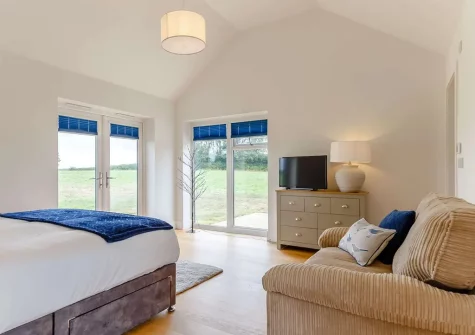 Bedroom #2 at Little Owls Barn, Tideford Cross