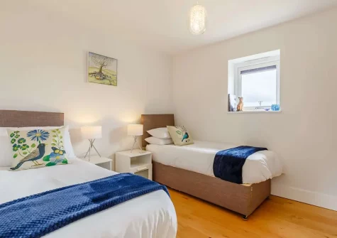 Bedroom #3 at Little Owls Barn, Tideford Cross