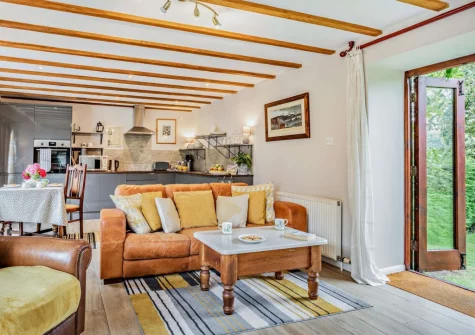 The living area at Little Pear Tree Barn, Kingston