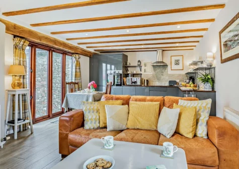 The living area at Little Pear Tree Barn, Kingston