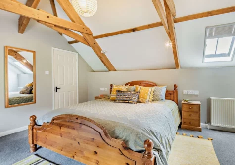 The bedroom at Little Pear Tree Barn, Kingston