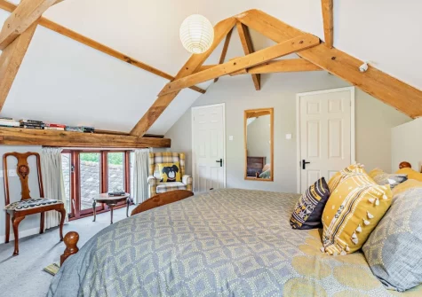 The bedroom at Little Pear Tree Barn, Kingston
