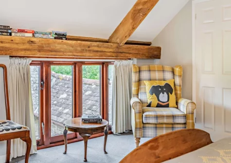 The bedroom at Little Pear Tree Barn, Kingston