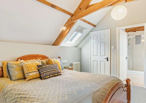 The bedroom at Little Pear Tree Barn, Kingston