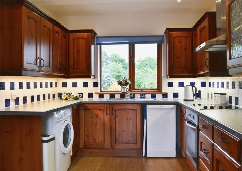 The kitchen at Little Shelvin Farm Cottage, Luppitt
