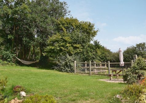 The garden at Little Shelvin Farm Cottage, Luppitt