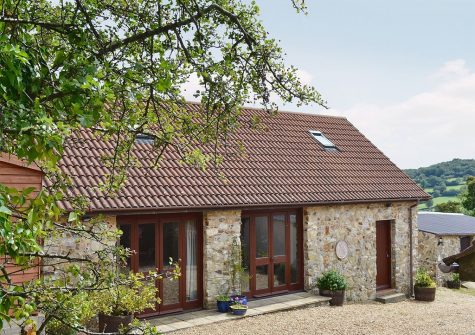 Outside Little Shelvin Farm Cottage, Luppitt