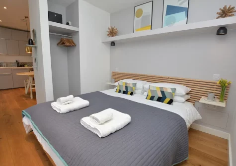 The bedroom at Little Spinney, Rocombe