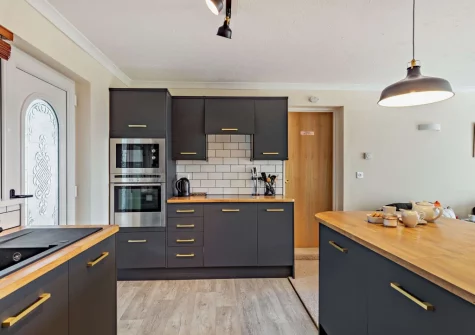 The kitchen at Little Trelana, Kilkhampton