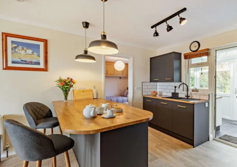 The kitchen at Little Trelana, Kilkhampton