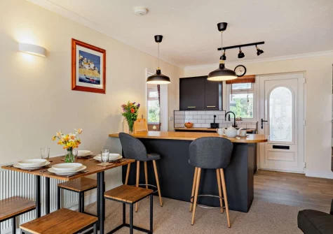 The kitchen & dining area at Little Trelana, Kilkhampton