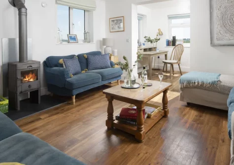 Little Tresevens, Polzeath is a spacious detached home sleeping up to six, just a ten-minute walk from Polzeath Beach, with a private garden, wood-burning stove, ample parking and easy access to North Cornwall's finest coastal attractions.