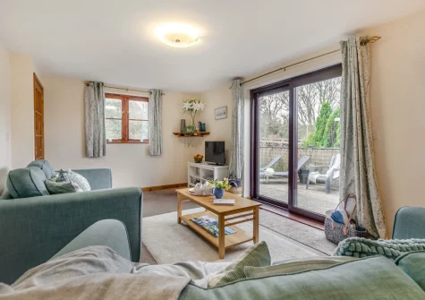 The living room at Little Wagtail, Chilla