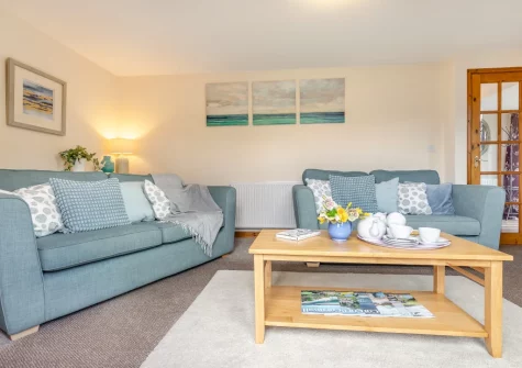 The living room at Little Wagtail, Chilla