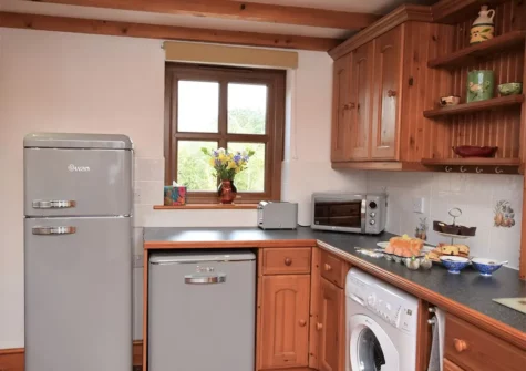 The kitchen at Little Water Farm Lake View House, Goonhavern