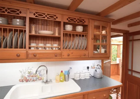 The kitchen at Little Water Farm Lake View House, Goonhavern