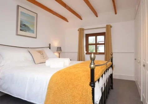 Bedroom #1 at Little Water Farm Lake View House, Goonhavern