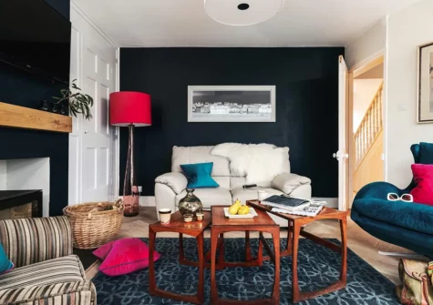 The first living area at Littlefields, Seaton