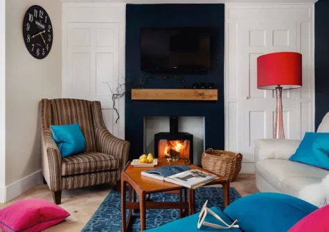 The first living area at Littlefields, Seaton