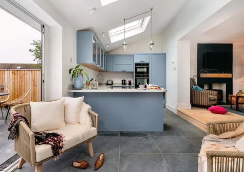 The kitchen at Littlefields, Seaton