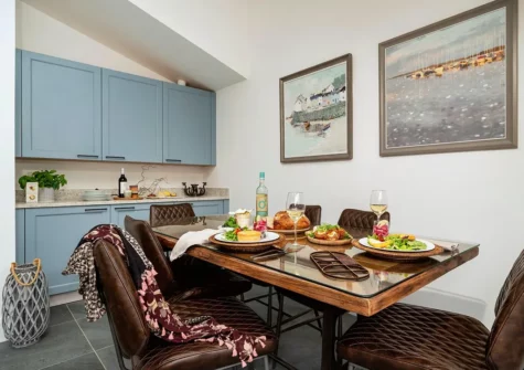 The dining area at Littlefields, Seaton