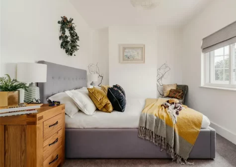 Bedroom #1 at Littlefields, Seaton