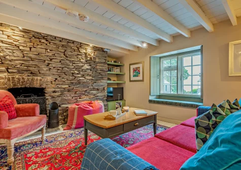 The living room at Lobster House, Padstow