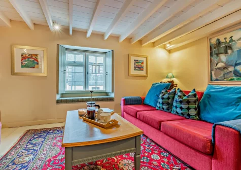 The living room at Lobster House, Padstow
