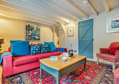The living room at Lobster House, Padstow