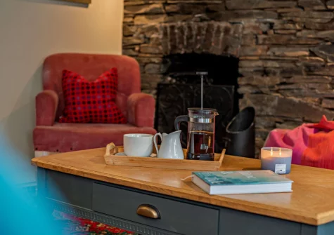The living room at Lobster House, Padstow