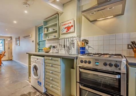 The kitchen at Lobster House, Padstow