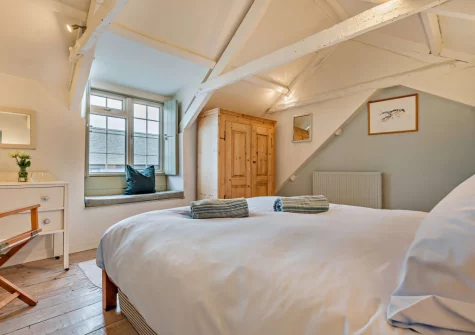 Bedroom #1 at Lobster House, Padstow