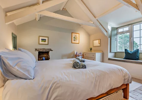 Bedroom #1 at Lobster House, Padstow