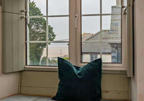 Bedroom #1 at Lobster House, Padstow