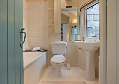 The bathoom at Lobster House, Padstow
