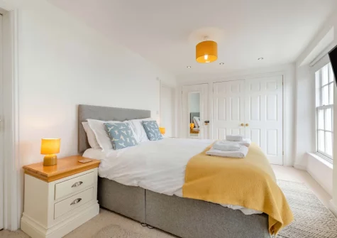 Bedroom #1 at Lobster's Loft, Appledore
