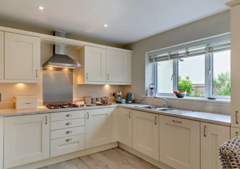 The kitchen at Long Beach, Westward Ho!