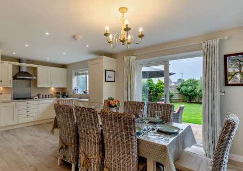 The dining area at Long Beach, Westward Ho!