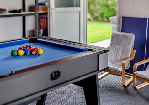 The games room at Long Beach, Westward Ho!