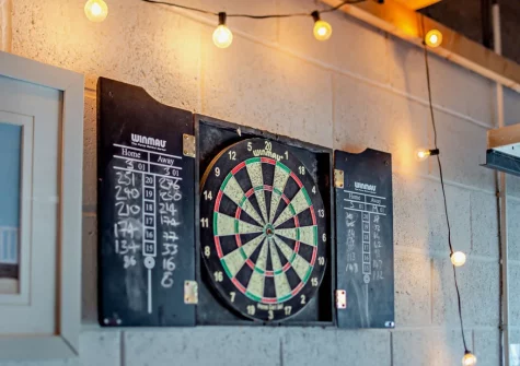 The games room at Long Beach, Westward Ho!