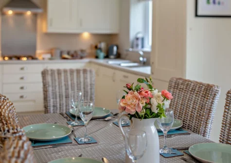 The dining area at Long Beach, Westward Ho!